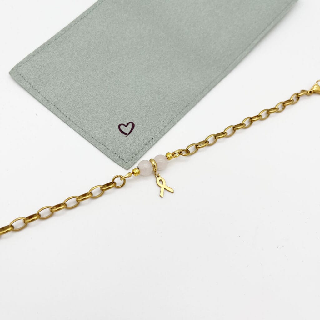 armband pink ribbon (kwf)