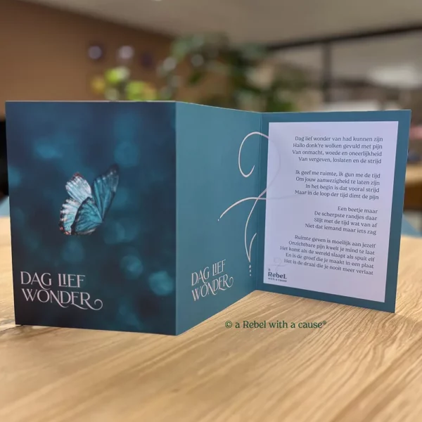 Dag Lief Wonder ~ Gedicht