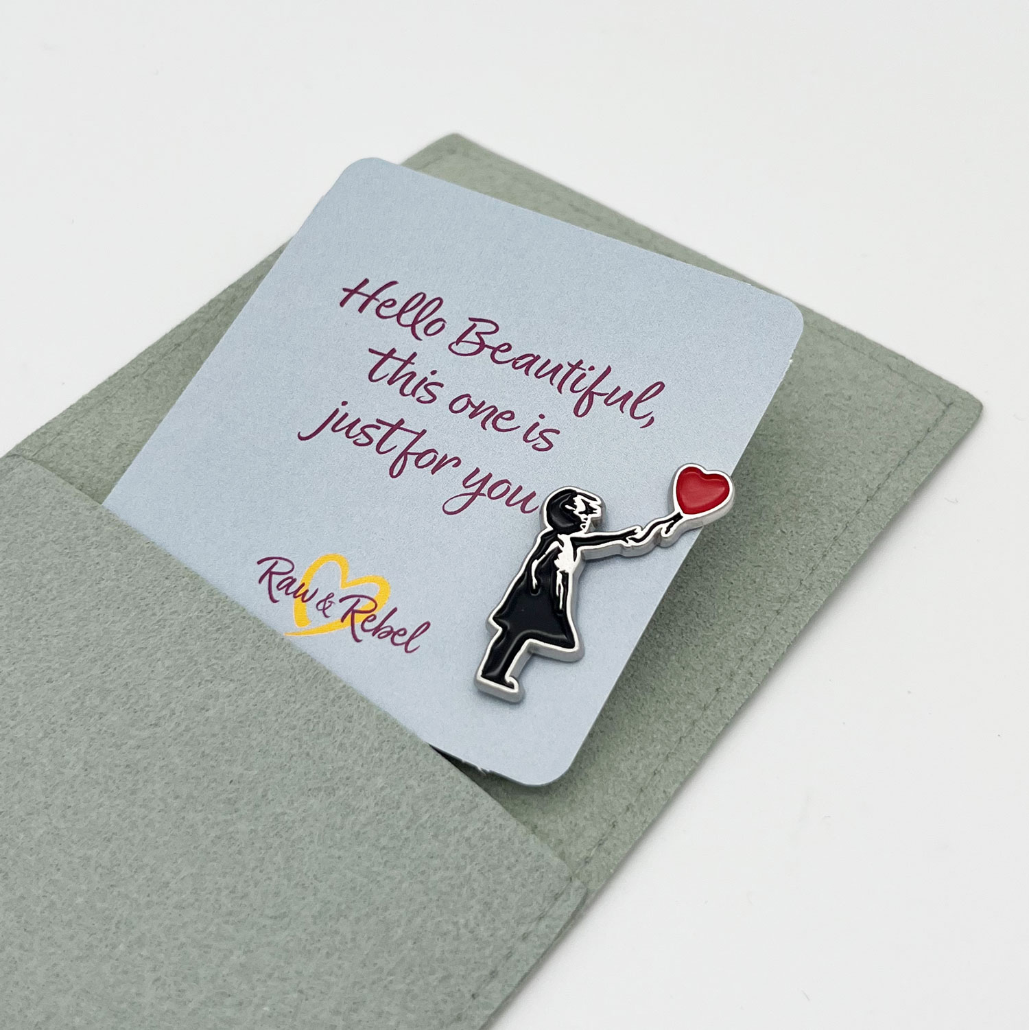 Raw & Rebel® ~ pin | broche