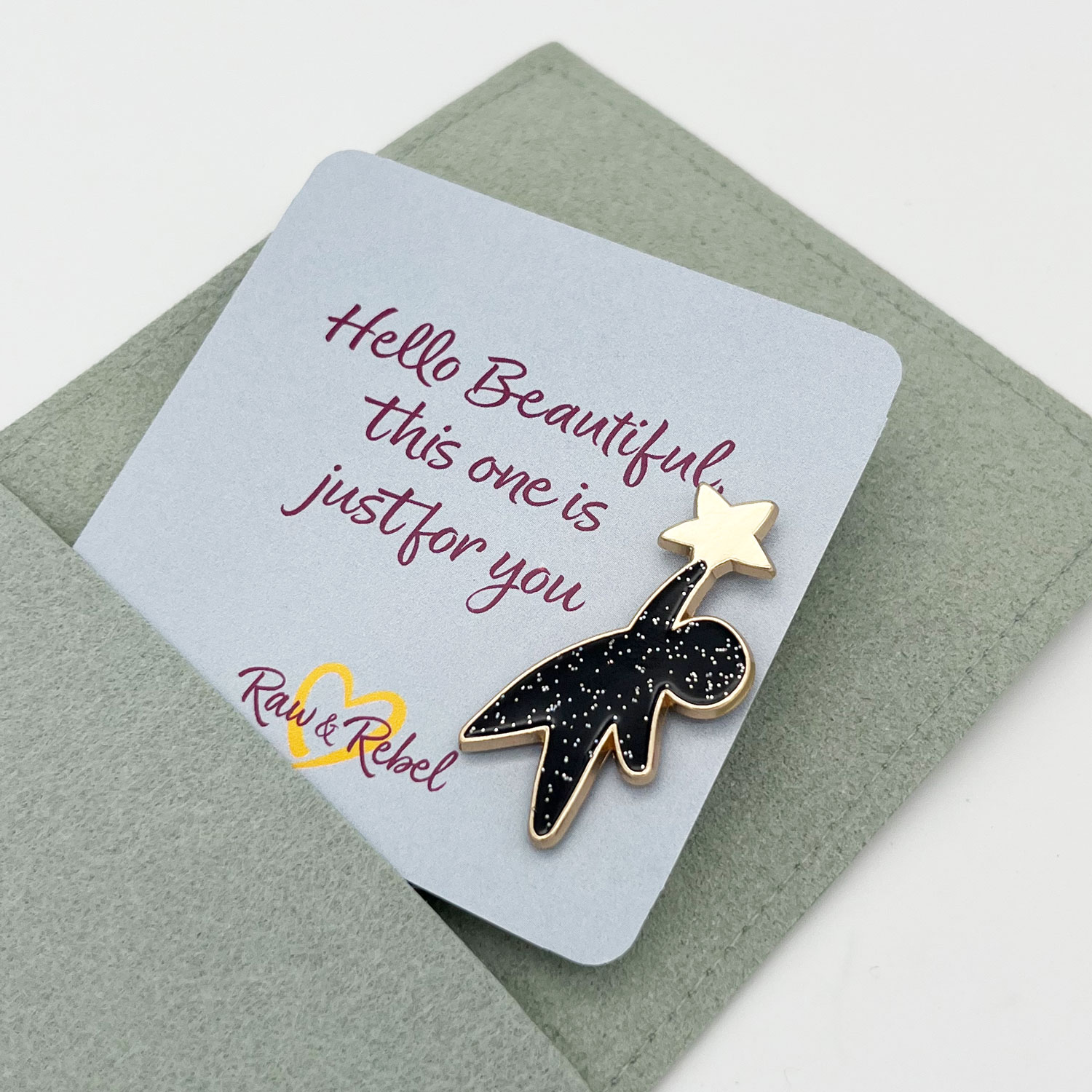 Raw & Rebel® ~ pin | broche